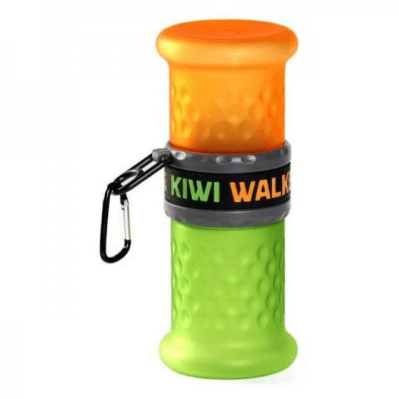 Kiwi Reiseflaske 2i1 orange/grønn