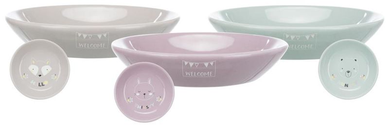 Hundeskål - Keramikk - Rosa/lilla
