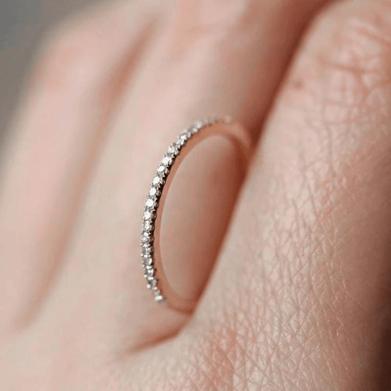 Prinsesse ring, gullbelagt