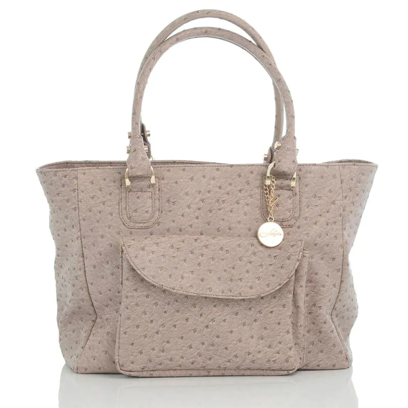 Lulu's Front Bag Brown – Stor og romslig veske