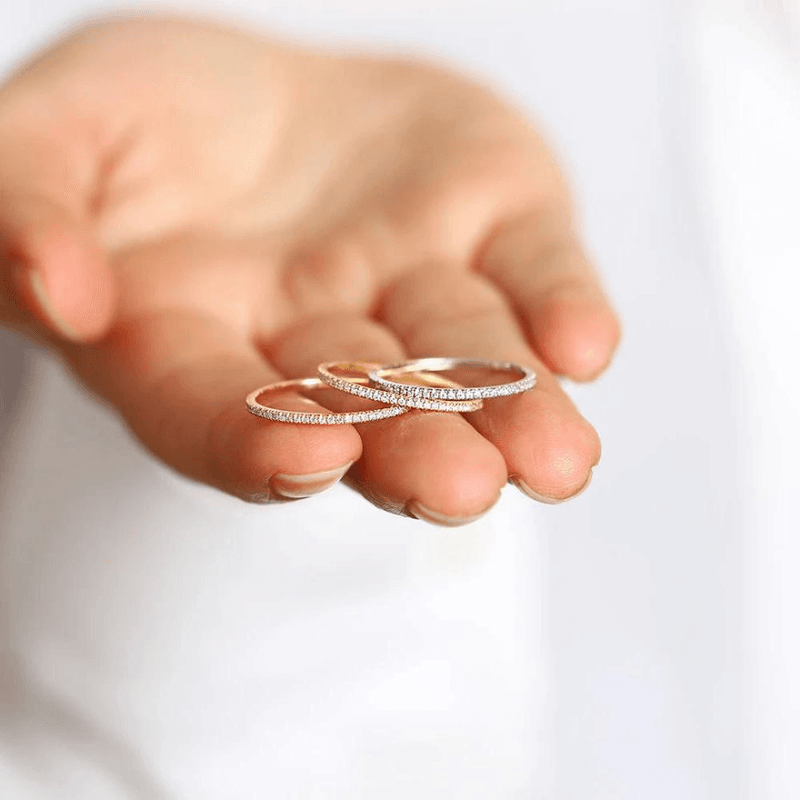 Prinsesse ring, gullbelagt